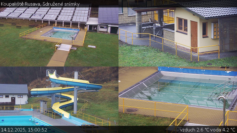 Koupaliště Rusava - Sdružené snímky - 14.12.2025 v 15:00