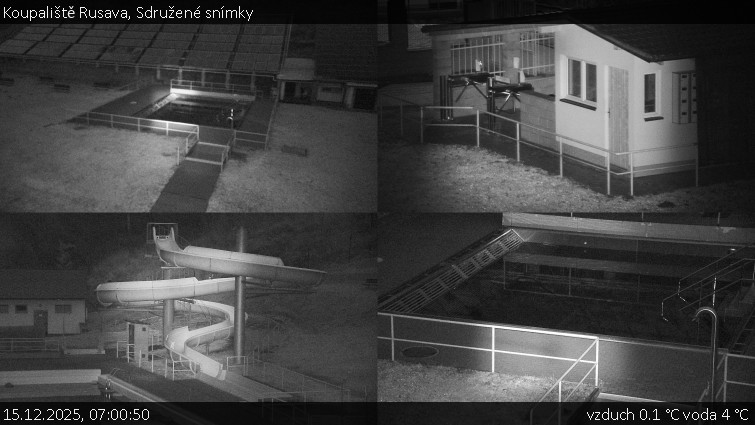 Koupaliště Rusava - Sdružené snímky - 15.12.2025 v 07:00