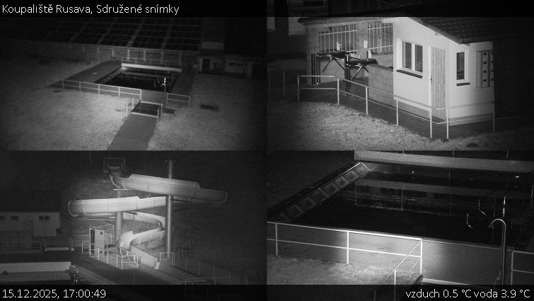 Koupaliště Rusava - Sdružené snímky - 15.12.2025 v 17:00