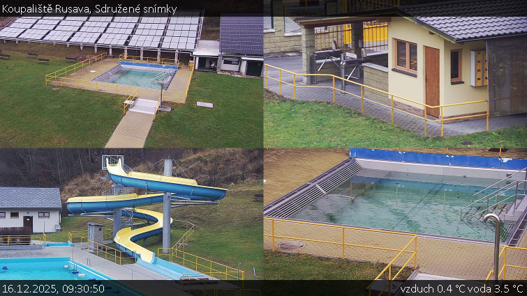 Koupaliště Rusava - Sdružené snímky - 16.12.2025 v 09:30