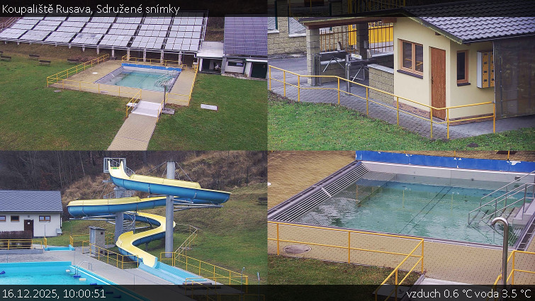 Koupaliště Rusava - Sdružené snímky - 16.12.2025 v 10:00