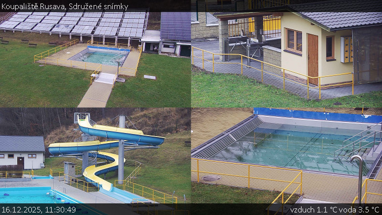 Koupaliště Rusava - Sdružené snímky - 16.12.2025 v 11:30