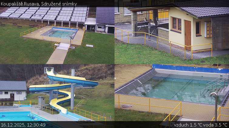 Koupaliště Rusava - Sdružené snímky - 16.12.2025 v 12:30