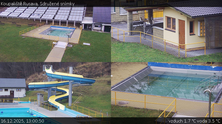 Koupaliště Rusava - Sdružené snímky - 16.12.2025 v 13:00