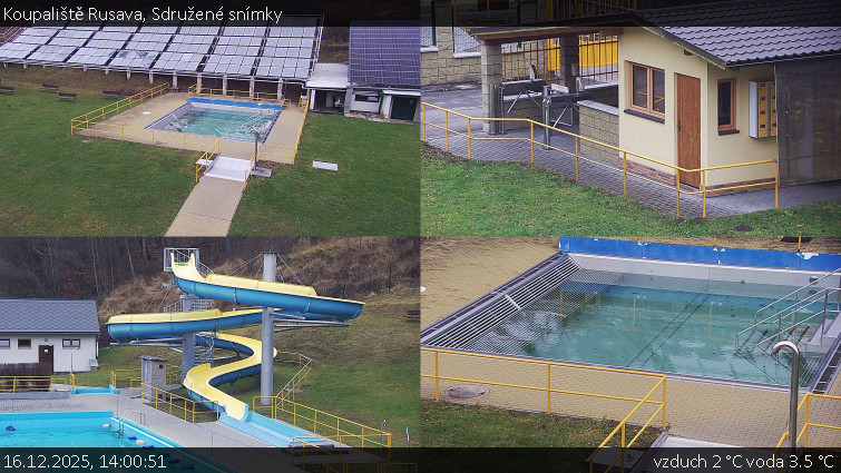 Koupaliště Rusava - Sdružené snímky - 16.12.2025 v 14:00