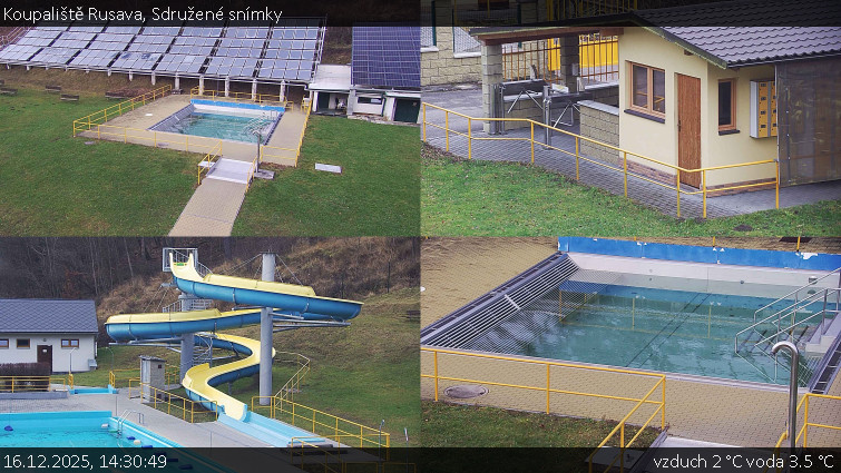 Koupaliště Rusava - Sdružené snímky - 16.12.2025 v 14:30
