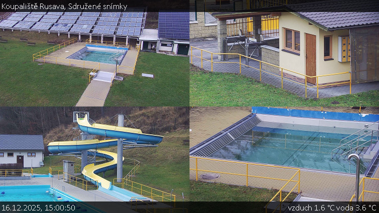 Koupaliště Rusava - Sdružené snímky - 16.12.2025 v 15:00