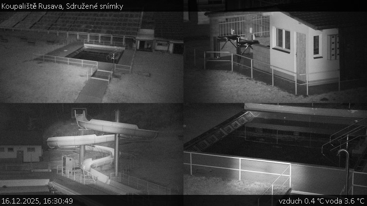 Koupaliště Rusava - Sdružené snímky - 16.12.2025 v 16:30
