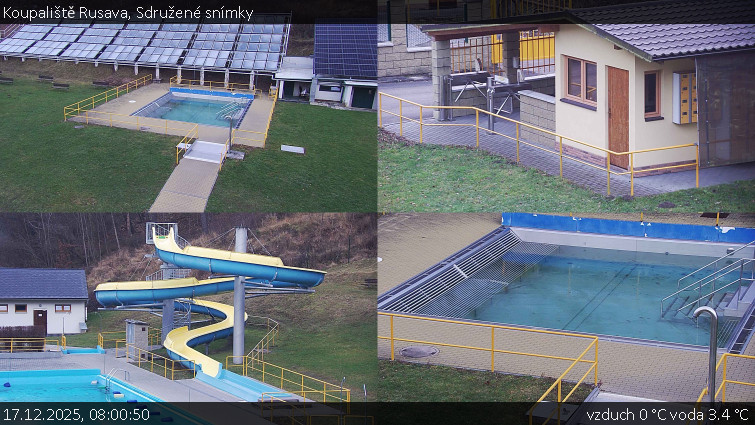 Koupaliště Rusava - Sdružené snímky - 17.12.2025 v 08:00