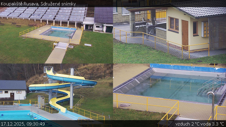 Koupaliště Rusava - Sdružené snímky - 17.12.2025 v 09:30