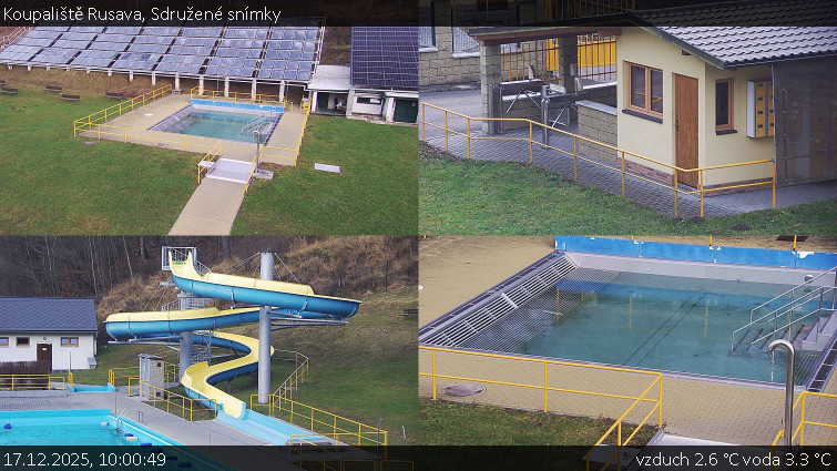 Koupaliště Rusava - Sdružené snímky - 17.12.2025 v 10:00