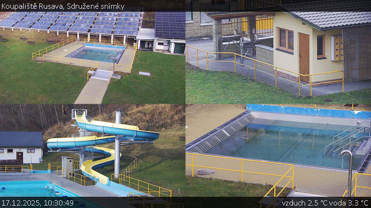 Koupaliště Rusava - Sdružené snímky - 17.12.2025 v 10:30