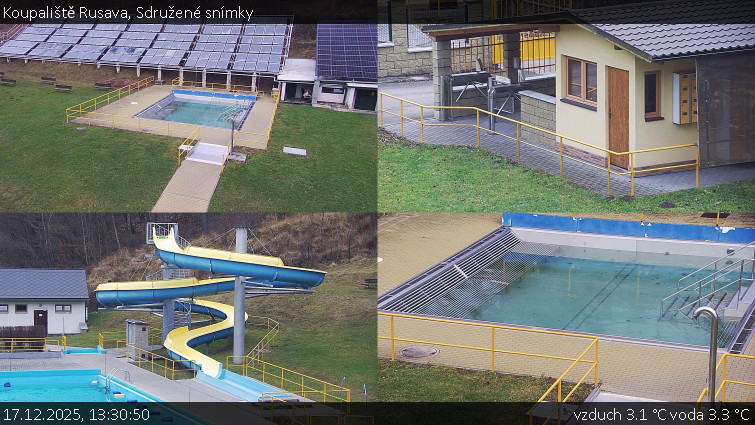 Koupaliště Rusava - Sdružené snímky - 17.12.2025 v 13:30