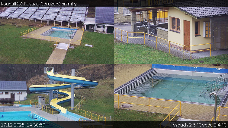 Koupaliště Rusava - Sdružené snímky - 17.12.2025 v 14:30
