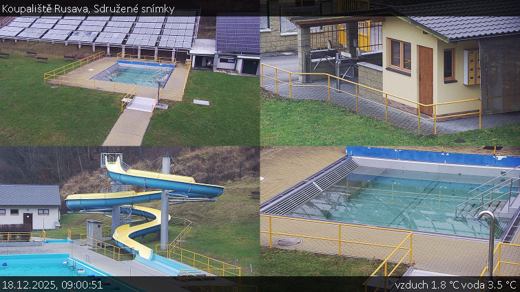 Koupaliště Rusava - Sdružené snímky - 18.12.2025 v 09:00