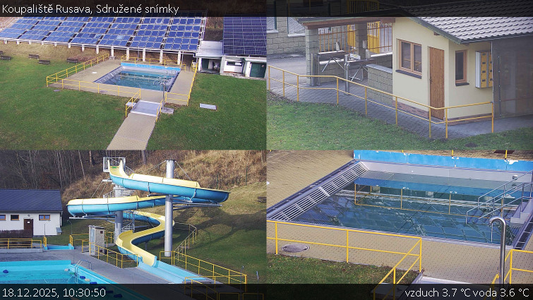 Koupaliště Rusava - Sdružené snímky - 18.12.2025 v 10:30