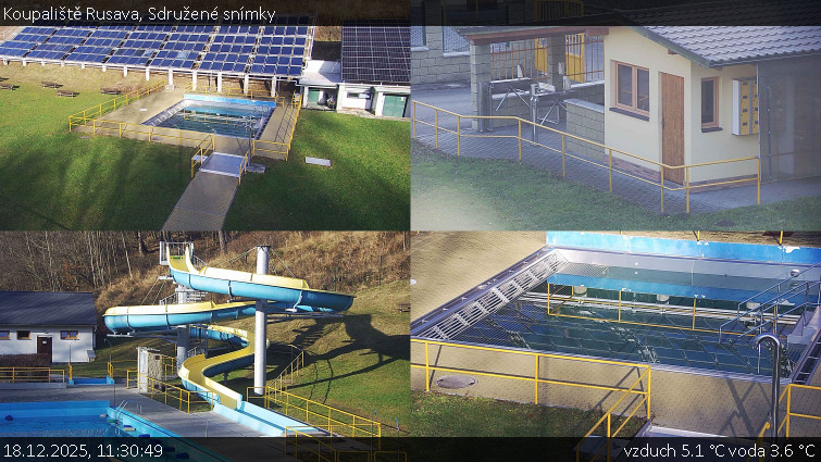 Koupaliště Rusava - Sdružené snímky - 18.12.2025 v 11:30