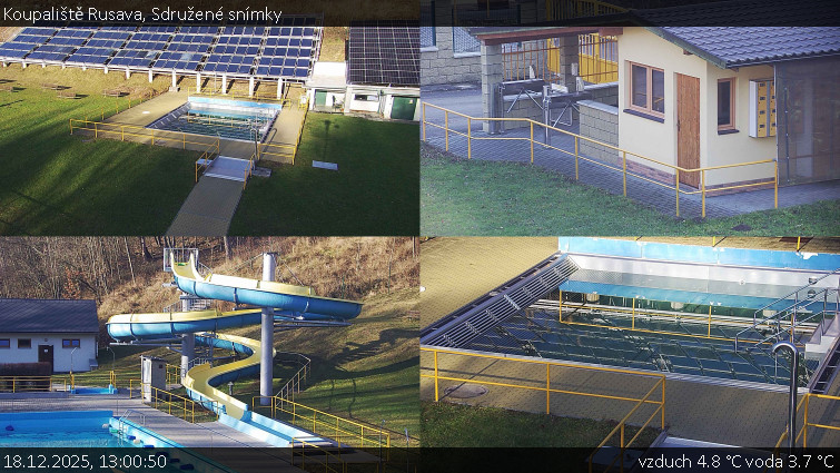 Koupaliště Rusava - Sdružené snímky - 18.12.2025 v 13:00