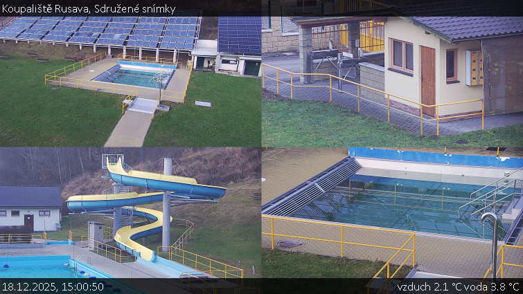 Koupaliště Rusava - Sdružené snímky - 18.12.2025 v 15:00