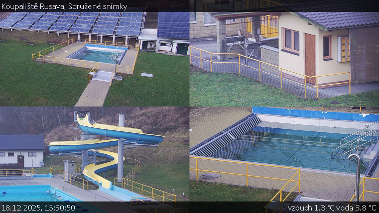 Koupaliště Rusava - Sdružené snímky - 18.12.2025 v 15:30