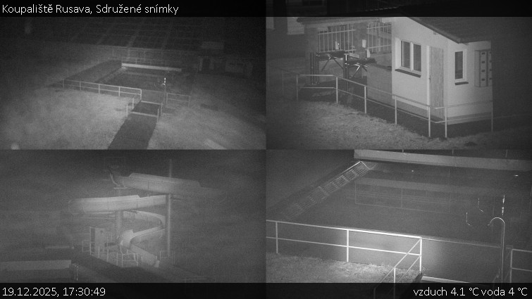 Koupaliště Rusava - Sdružené snímky - 19.12.2025 v 17:30