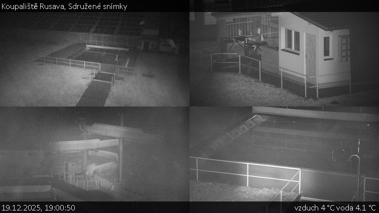 Koupaliště Rusava - Sdružené snímky - 19.12.2025 v 19:00