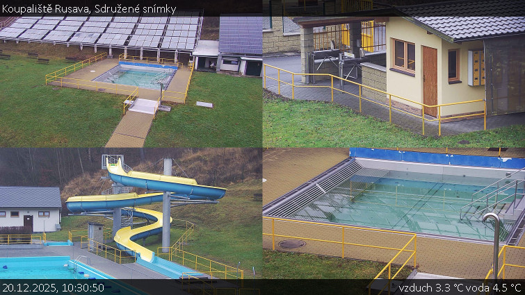 Koupaliště Rusava - Sdružené snímky - 20.12.2025 v 10:30
