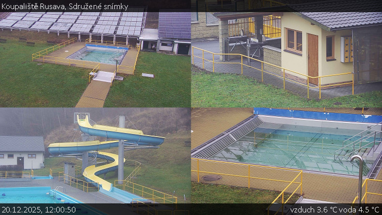 Koupaliště Rusava - Sdružené snímky - 20.12.2025 v 12:00