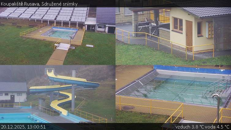 Koupaliště Rusava - Sdružené snímky - 20.12.2025 v 13:00
