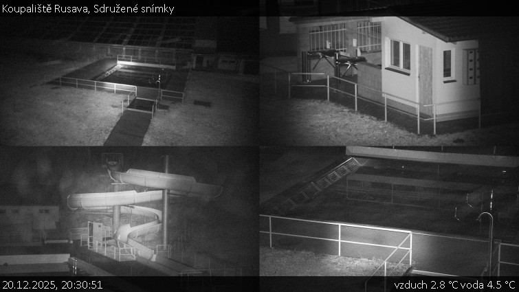 Koupaliště Rusava - Sdružené snímky - 20.12.2025 v 20:30