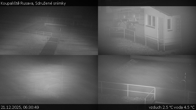 Koupaliště Rusava - Sdružené snímky - 21.12.2025 v 06:30