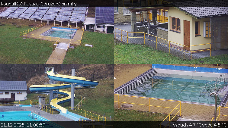 Koupaliště Rusava - Sdružené snímky - 21.12.2025 v 11:00