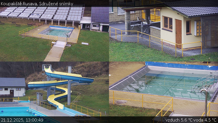 Koupaliště Rusava - Sdružené snímky - 21.12.2025 v 13:00