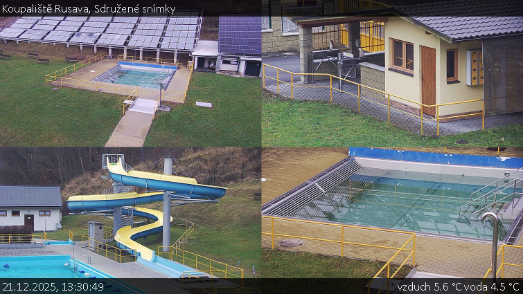 Koupaliště Rusava - Sdružené snímky - 21.12.2025 v 13:30