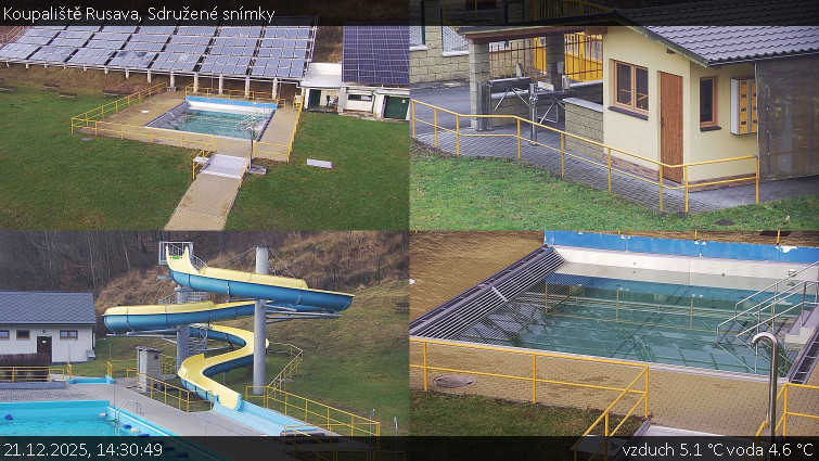 Koupaliště Rusava - Sdružené snímky - 21.12.2025 v 14:30