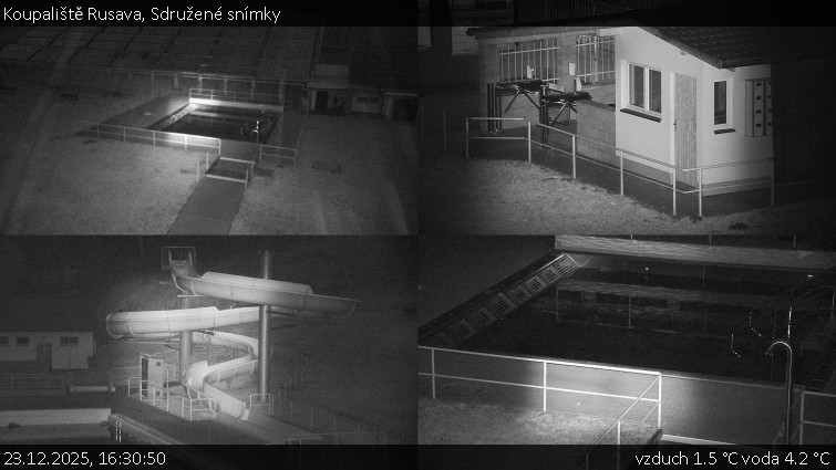 Koupaliště Rusava - Sdružené snímky - 23.12.2025 v 16:30