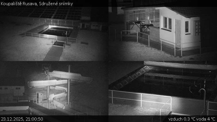 Koupaliště Rusava - Sdružené snímky - 23.12.2025 v 21:00