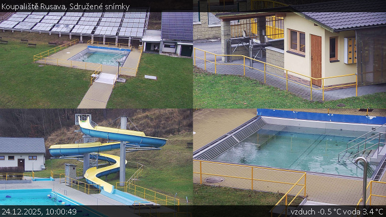 Koupaliště Rusava - Sdružené snímky - 24.12.2025 v 10:00
