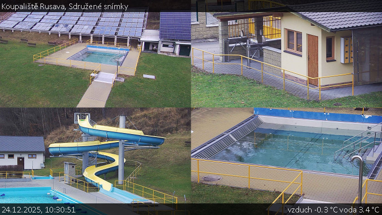Koupaliště Rusava - Sdružené snímky - 24.12.2025 v 10:30