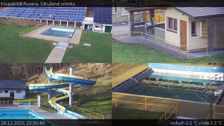 Koupaliště Rusava - Sdružené snímky - 24.12.2025 v 13:30
