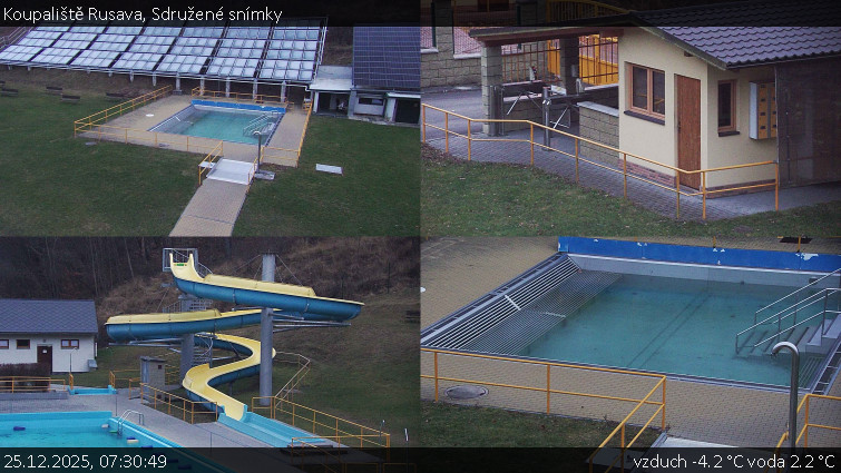 Koupaliště Rusava - Sdružené snímky - 25.12.2025 v 07:30