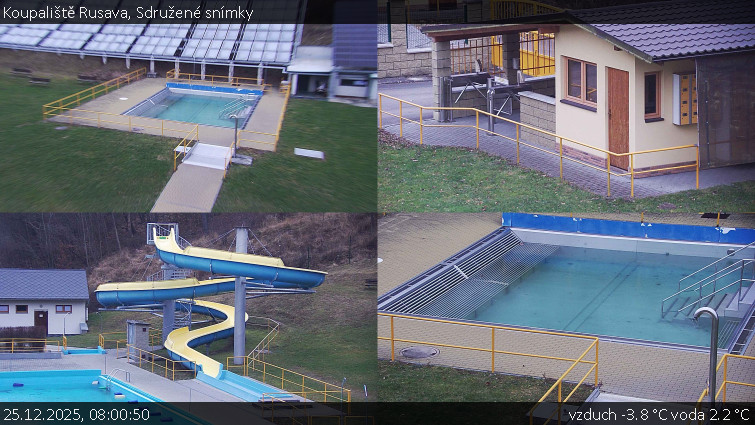 Koupaliště Rusava - Sdružené snímky - 25.12.2025 v 08:00