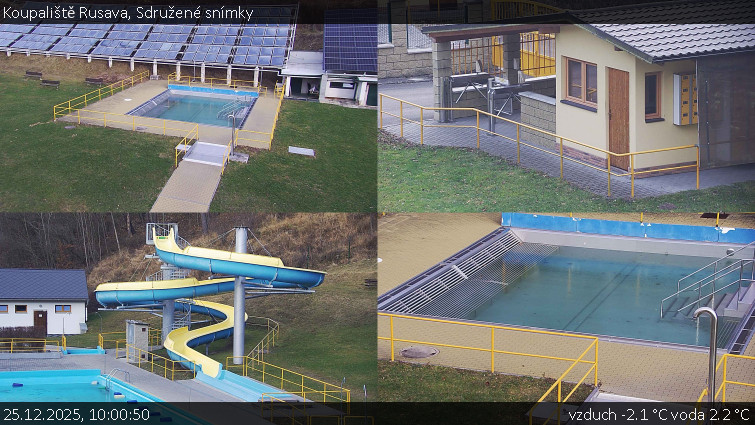 Koupaliště Rusava - Sdružené snímky - 25.12.2025 v 10:00