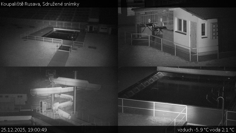 Koupaliště Rusava - Sdružené snímky - 25.12.2025 v 19:00