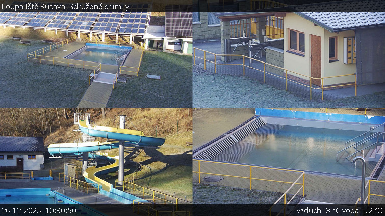 Koupaliště Rusava - Sdružené snímky - 26.12.2025 v 10:30