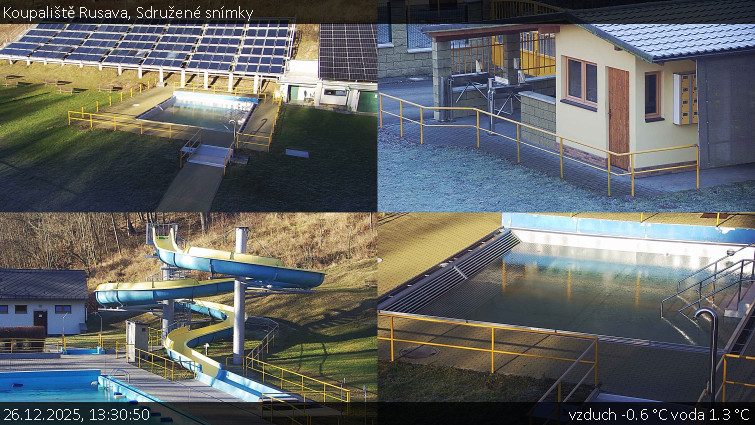 Koupaliště Rusava - Sdružené snímky - 26.12.2025 v 13:30