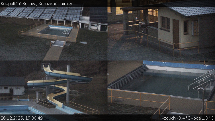 Koupaliště Rusava - Sdružené snímky - 26.12.2025 v 16:30
