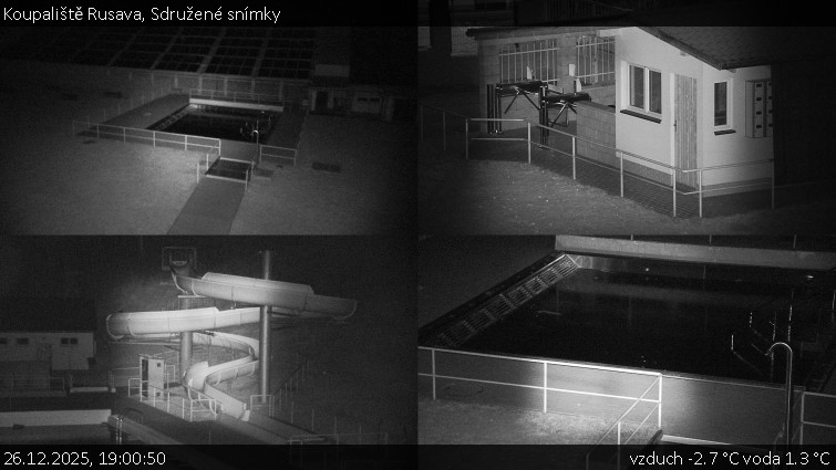 Koupaliště Rusava - Sdružené snímky - 26.12.2025 v 19:00