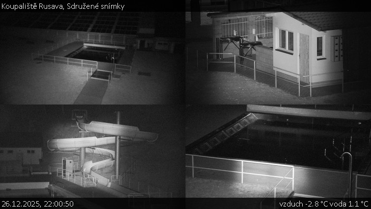 Koupaliště Rusava - Sdružené snímky - 26.12.2025 v 22:00