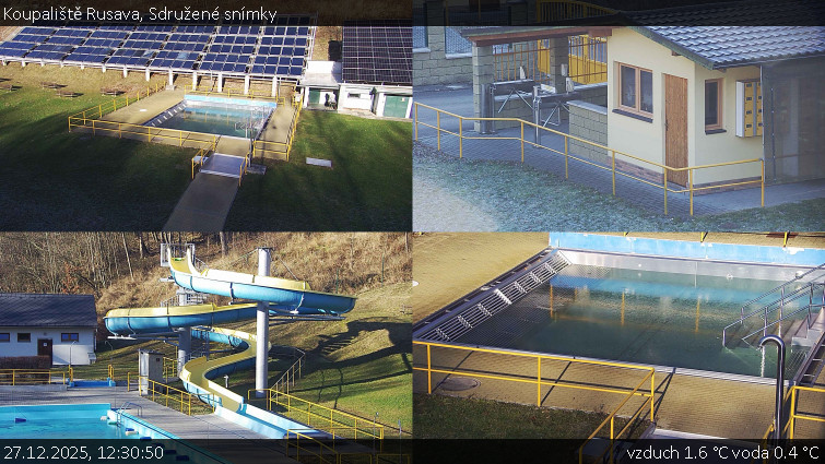 Koupaliště Rusava - Sdružené snímky - 27.12.2025 v 12:30